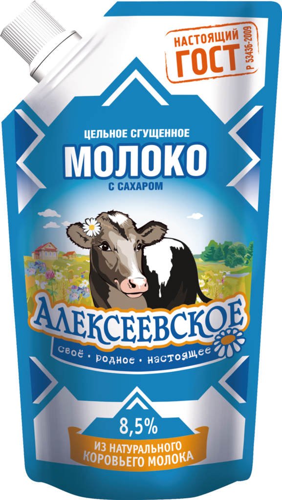 Молоко сгущенное АЛЕКСЕЕВСКОЕ